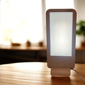 Verilux HappyLight VT10 Light Therapy Lamp | 10,000 Lux Daylight, White